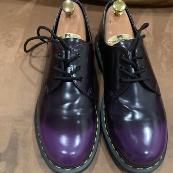 Doc Martens Vegan Purple Oxfords Size 10 - Picture 4 of 8